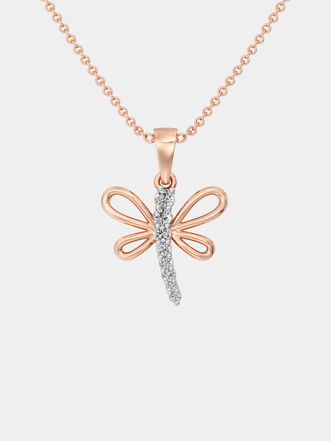Flutter Spark Dragonfly Necklet - keemti jewels