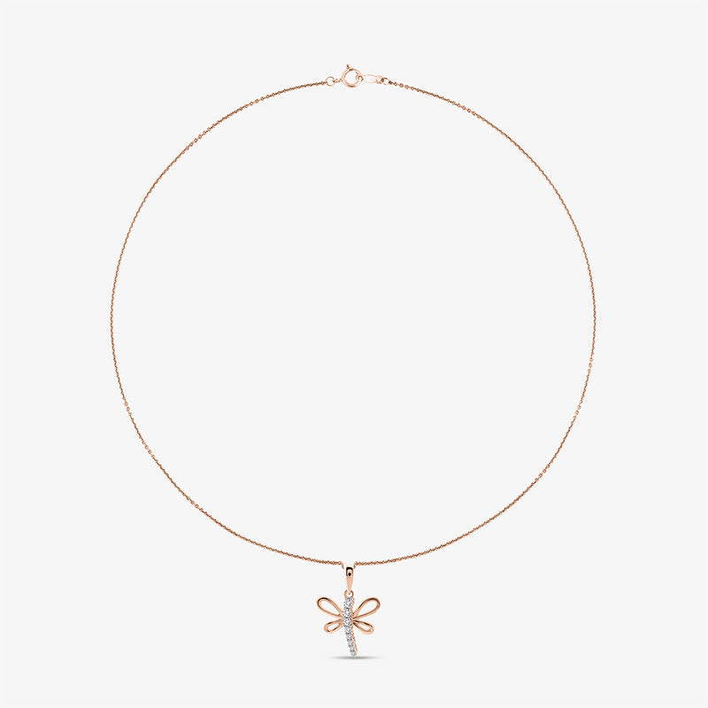 Flutter Spark Dragonfly Necklet - keemti jewels