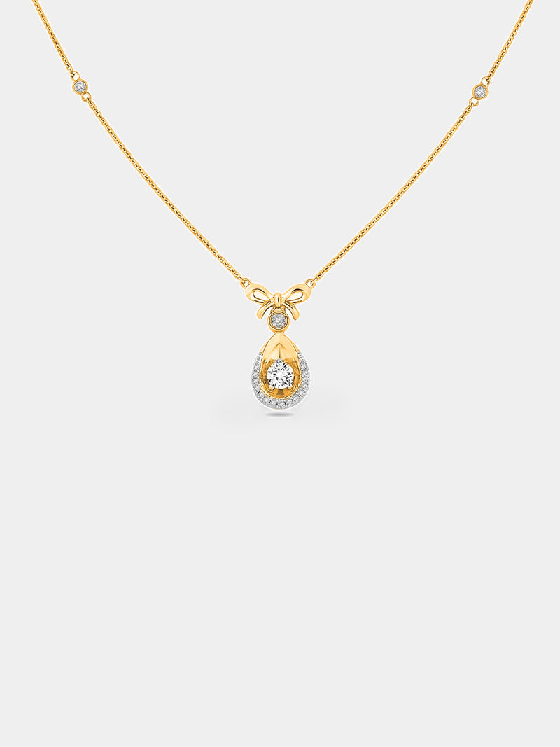 Minimal Drop Beaded Necklet