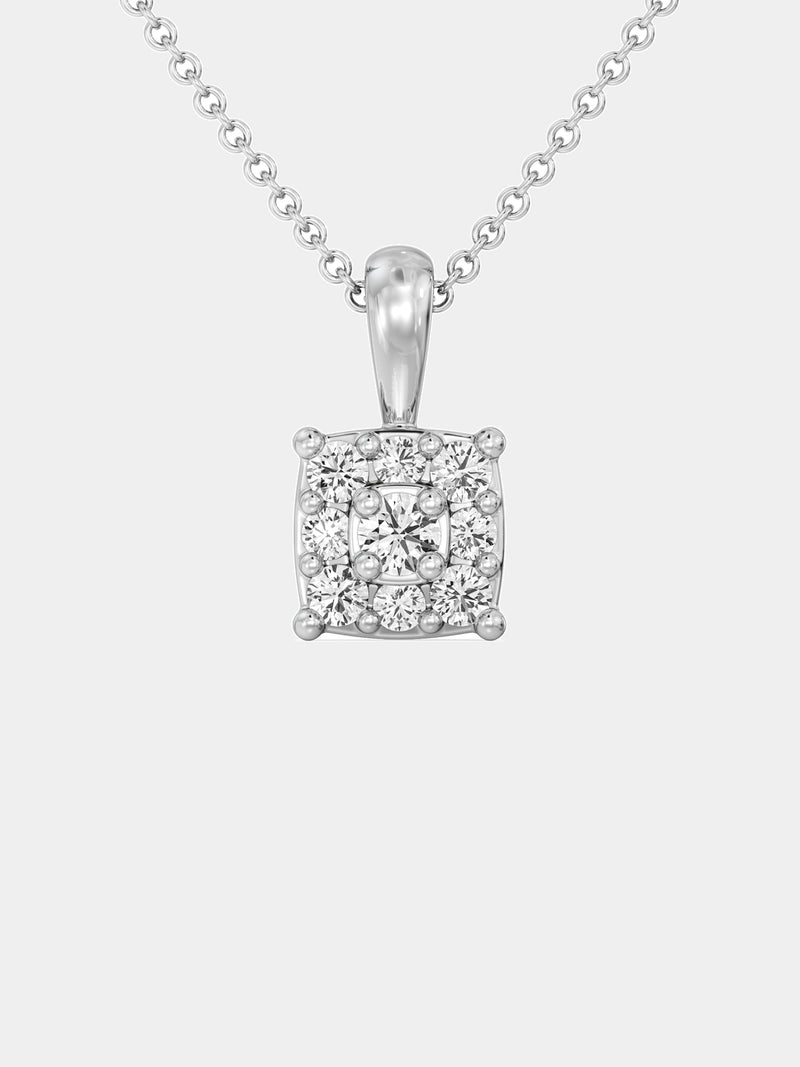 Square Cluster Necklet - keemti jewels