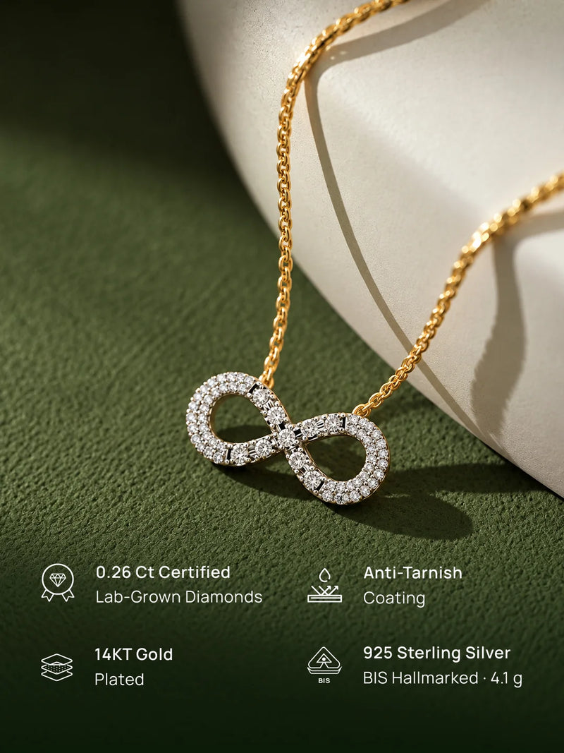 Classic Infinity Diamond Necklet