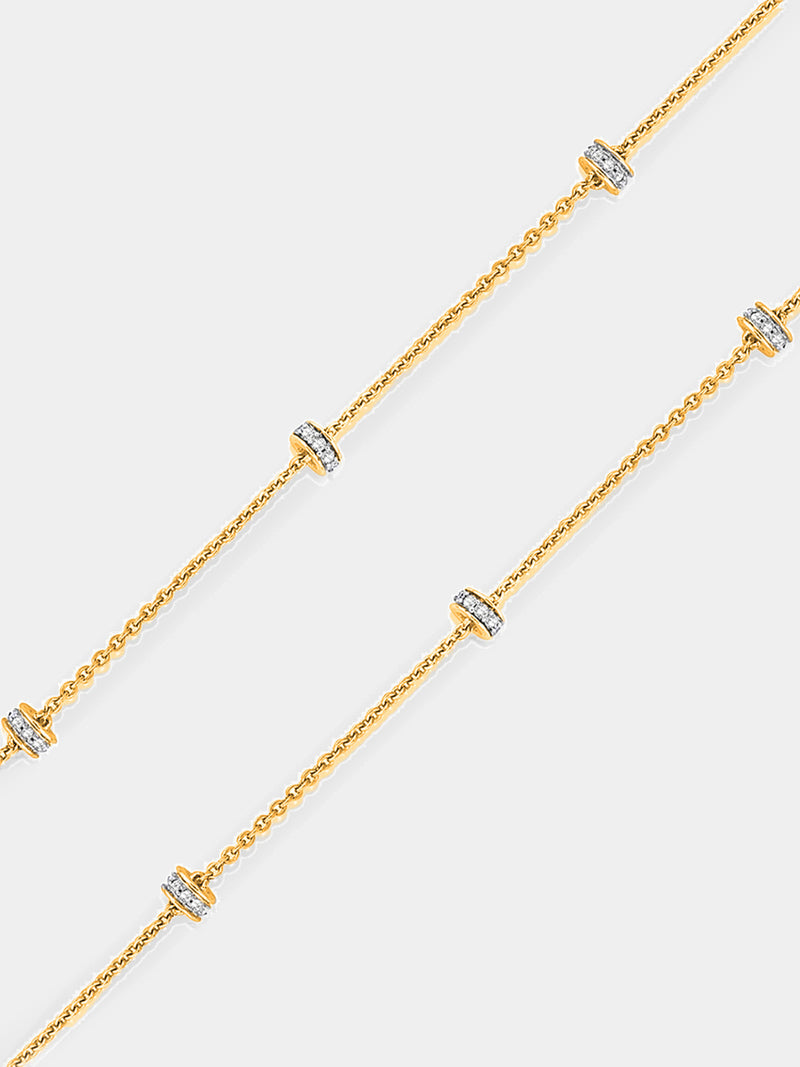 Grace Line Diamond Necklet - keemti jewels