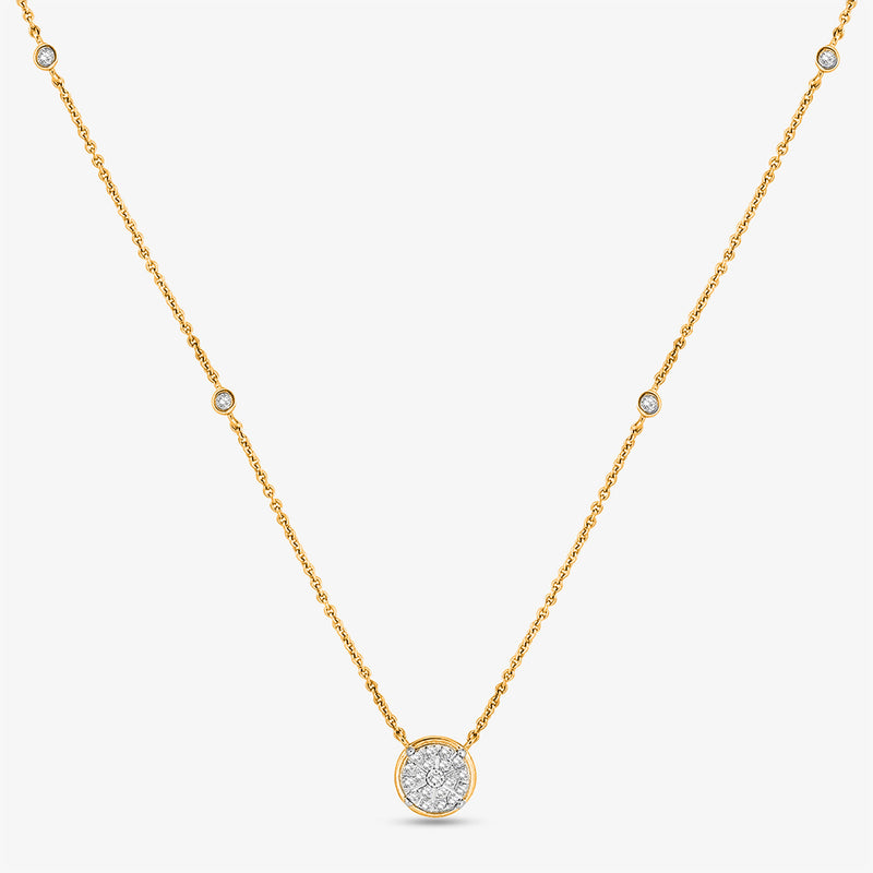 Keemti Jewels Classic Solitaire Necklet Main View