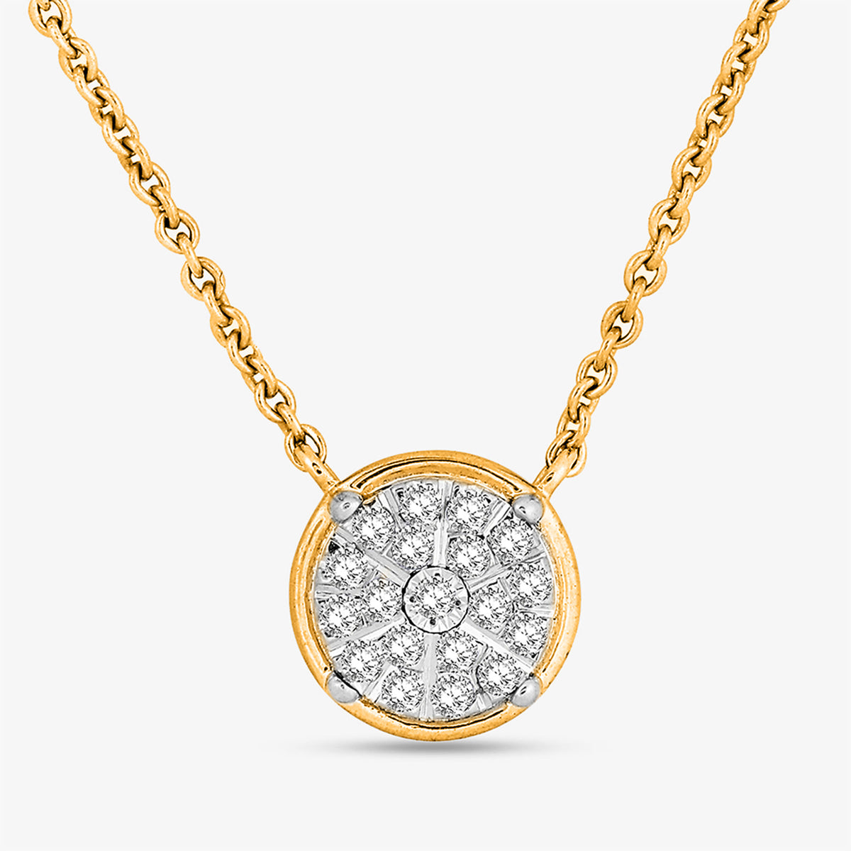 Keemti Jewels Classic Solitaire Necklet Side View