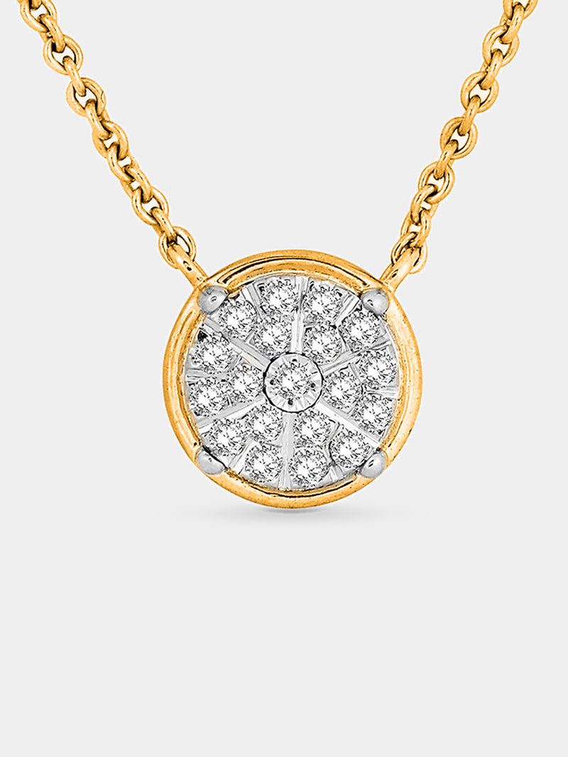 Keemti Jewels Classic Solitaire Necklet Side View