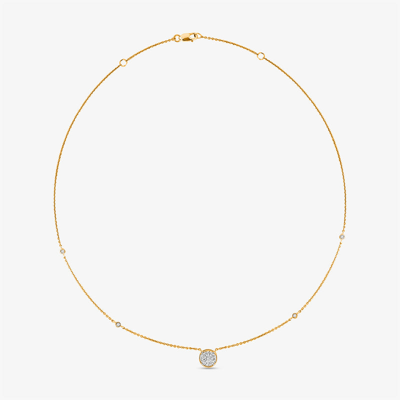 Keemti Jewels Classic Solitaire Necklet Extra View