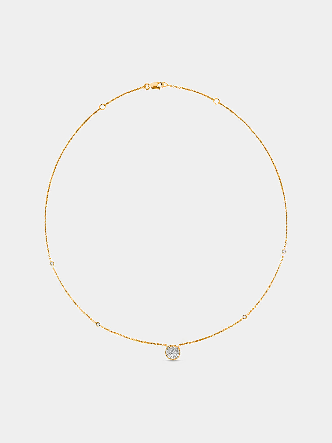 Keemti Jewels Classic Solitaire Necklet Extra View