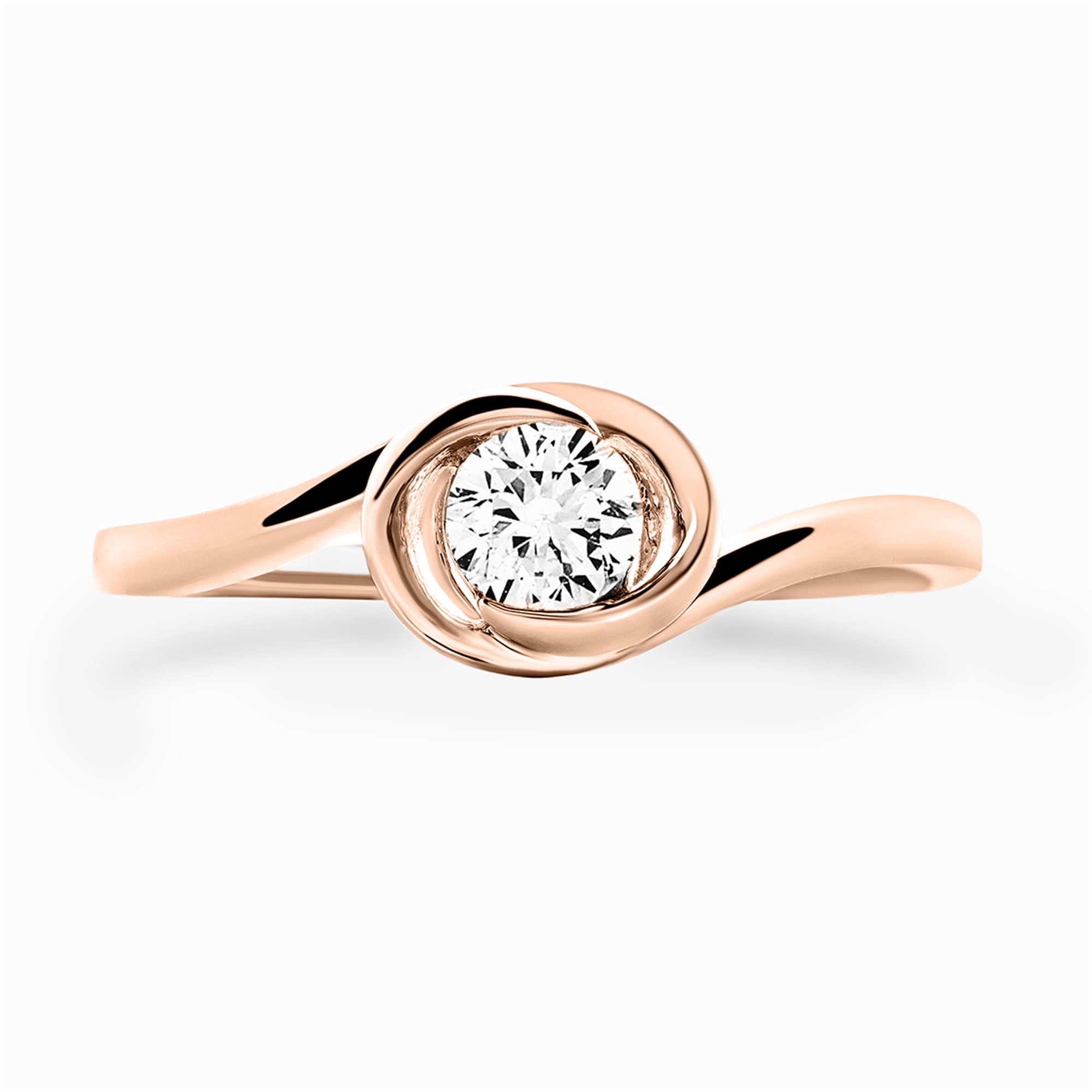 Classic Twisted Solitaire Ring - keemti jewels