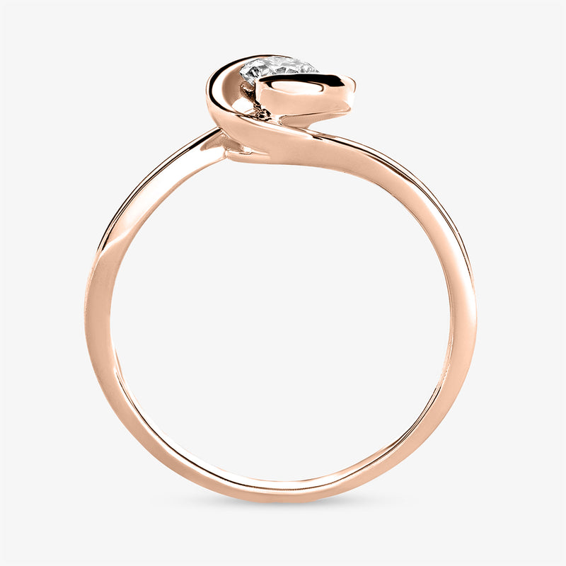Classic Twisted Solitaire Ring - keemti jewels