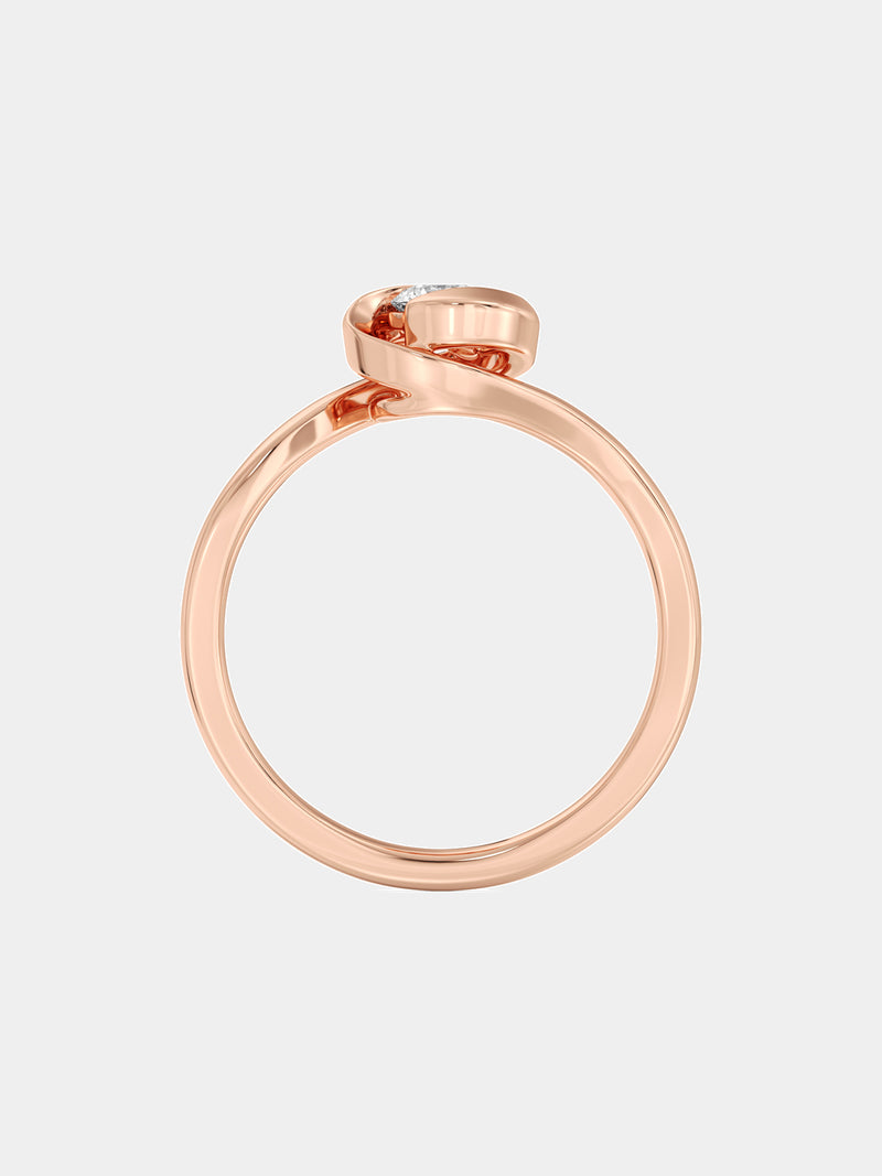 Classic Twisted Solitaire Ring