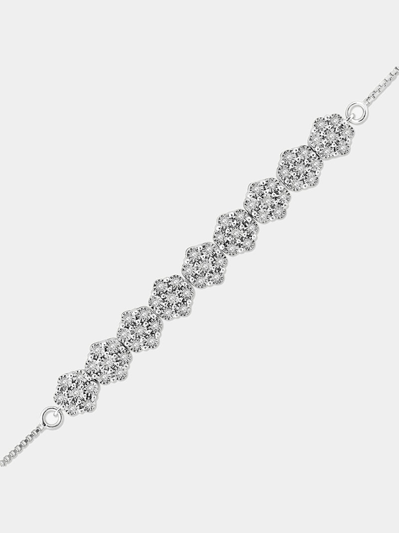 Keemti Jewels Petal Cluster Bolo Bracelet Main View