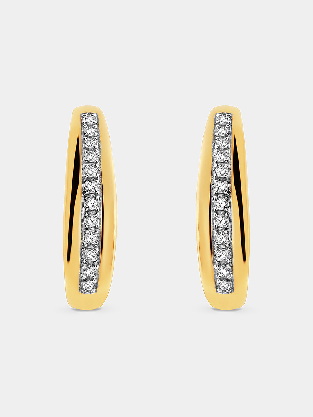 Keemti Jewels Timeless Sweep Hoop Earrings Side View