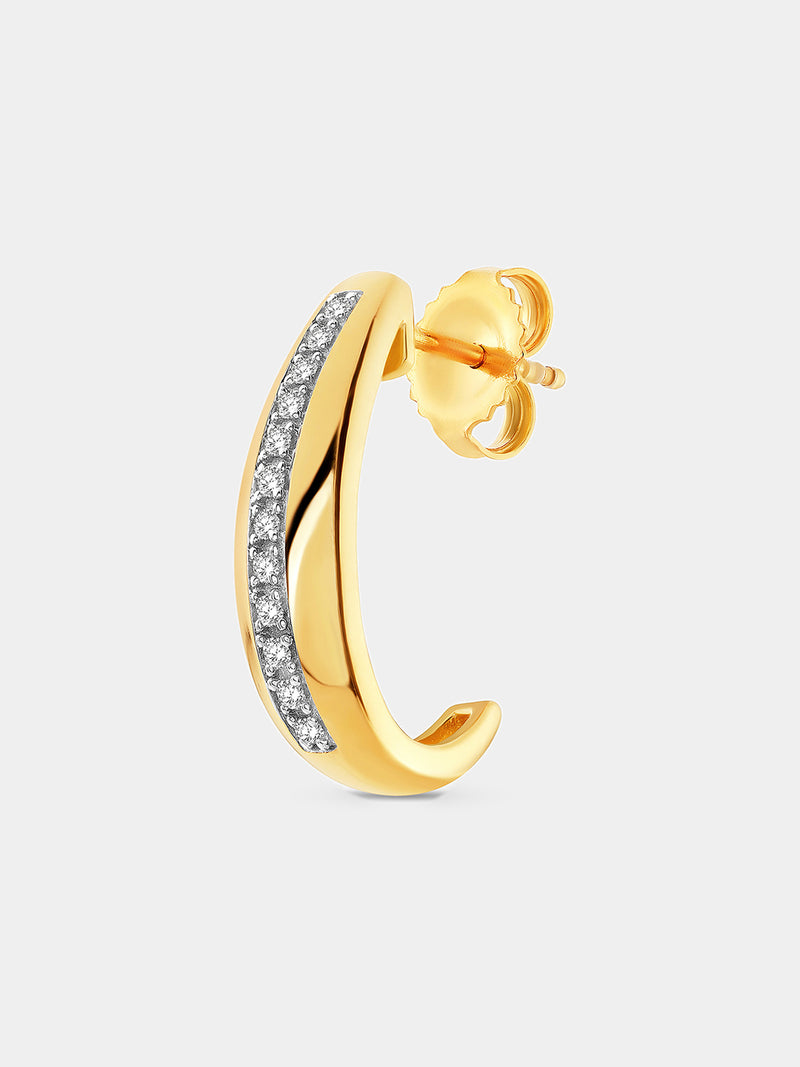 Keemti Jewels Timeless Sweep Hoop Earrings Extra View