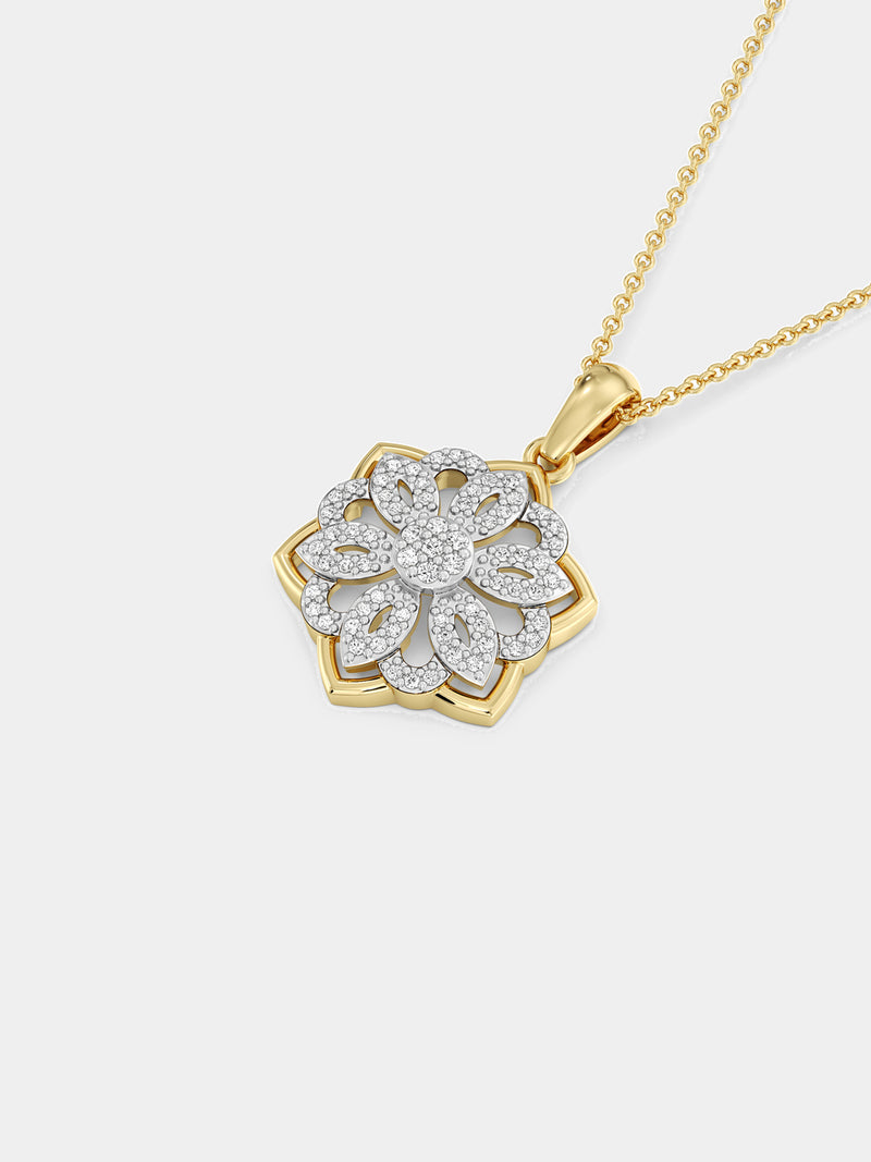 Floral Frost Necklet - keemti jewels