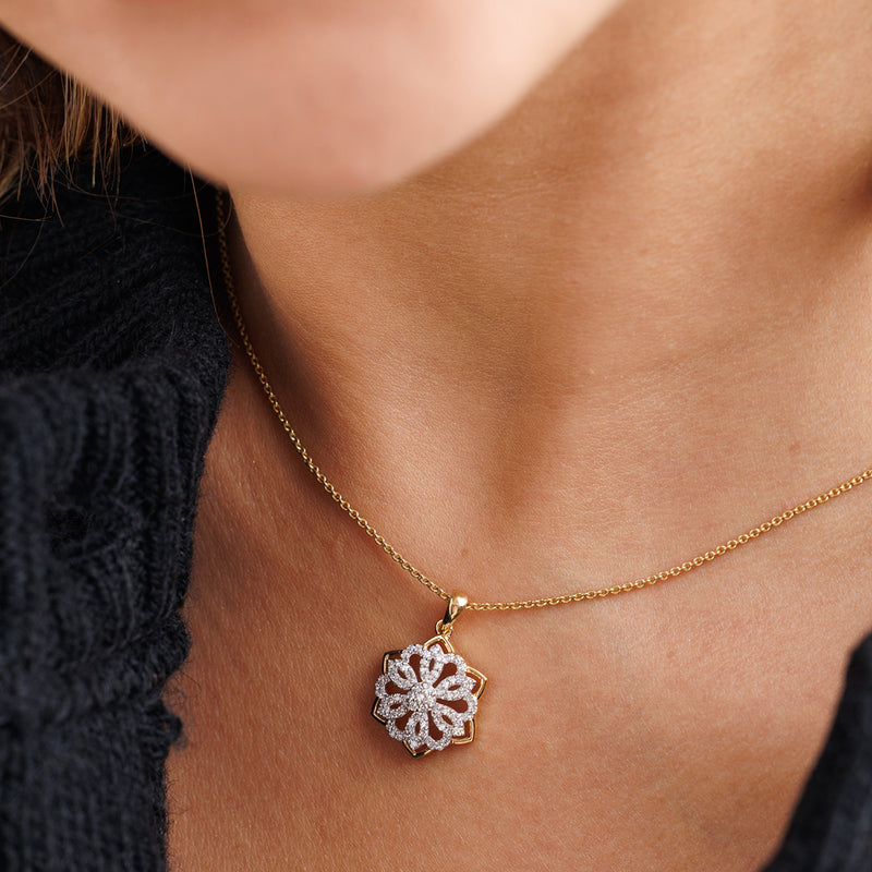 Floral Frost Necklet