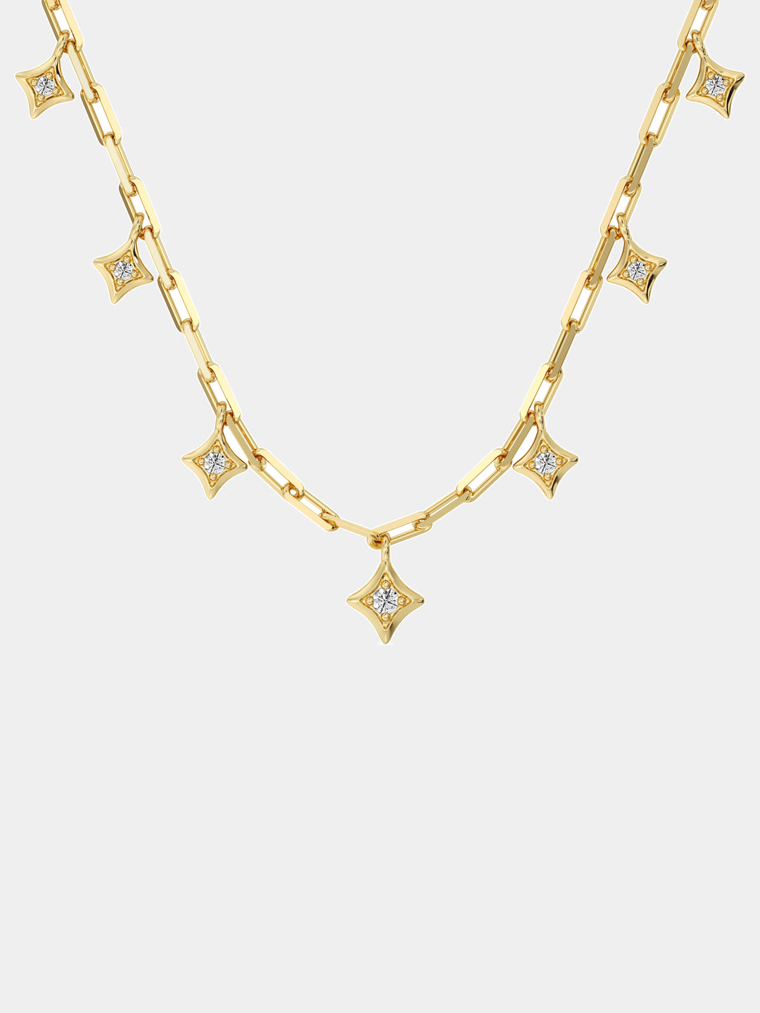 Twinkle Grid Charm Necklet - keemti jewels