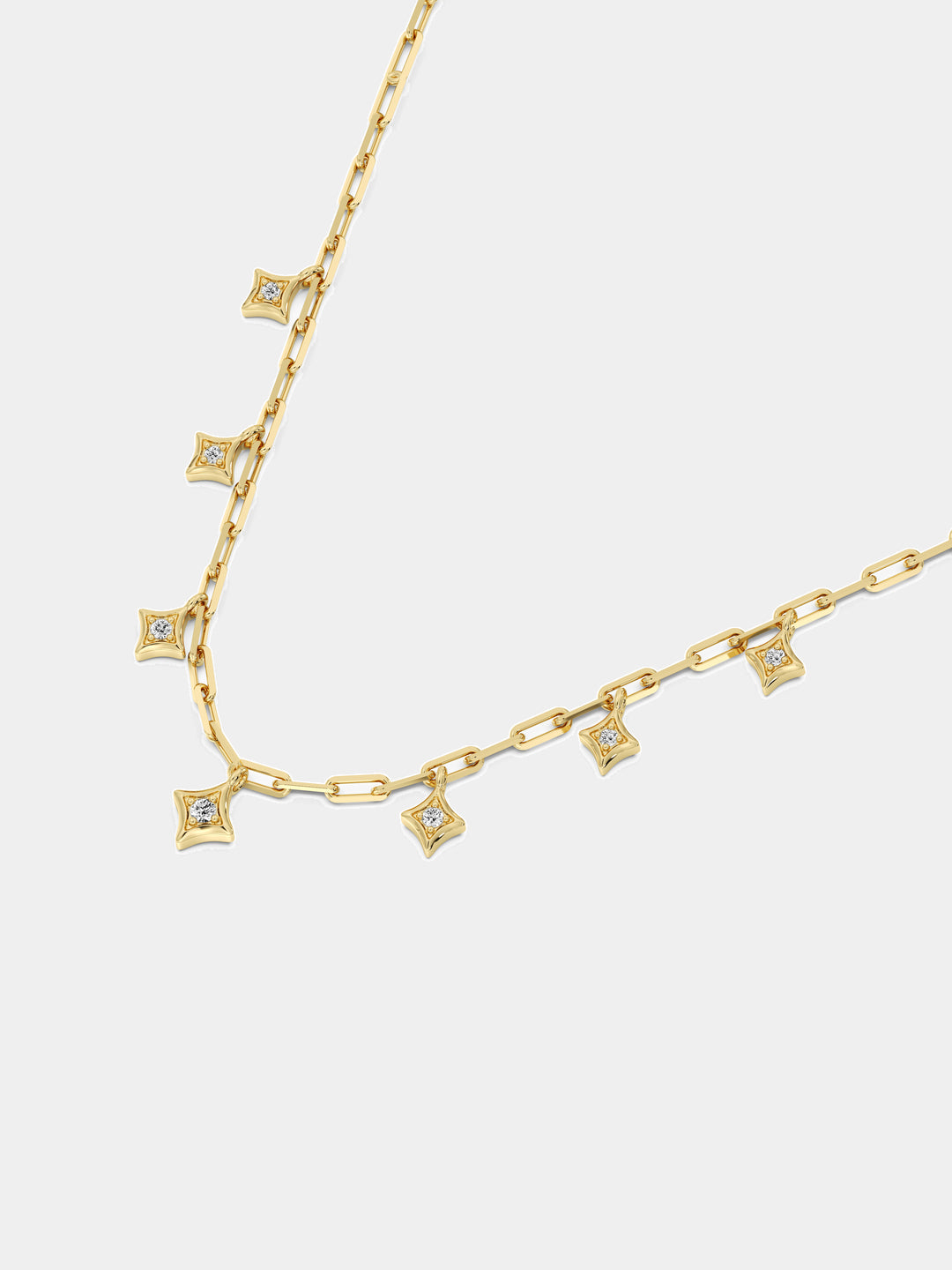 Twinkle Grid Charm Necklet - keemti jewels