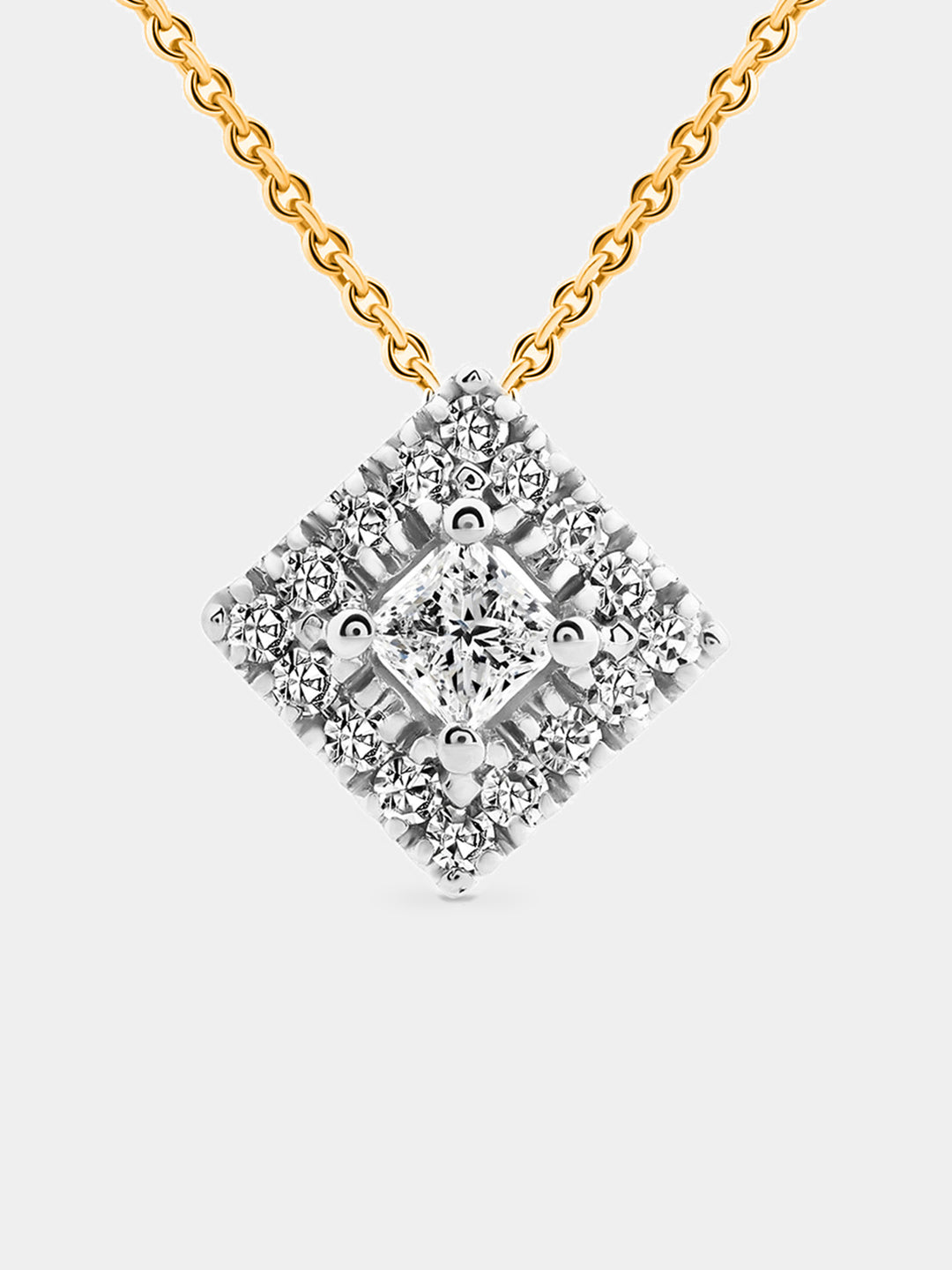 Classic Square Prism Necklet - keemti jewels