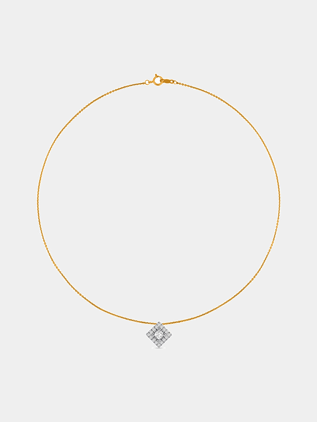 Classic Square Prism Necklet - keemti jewels
