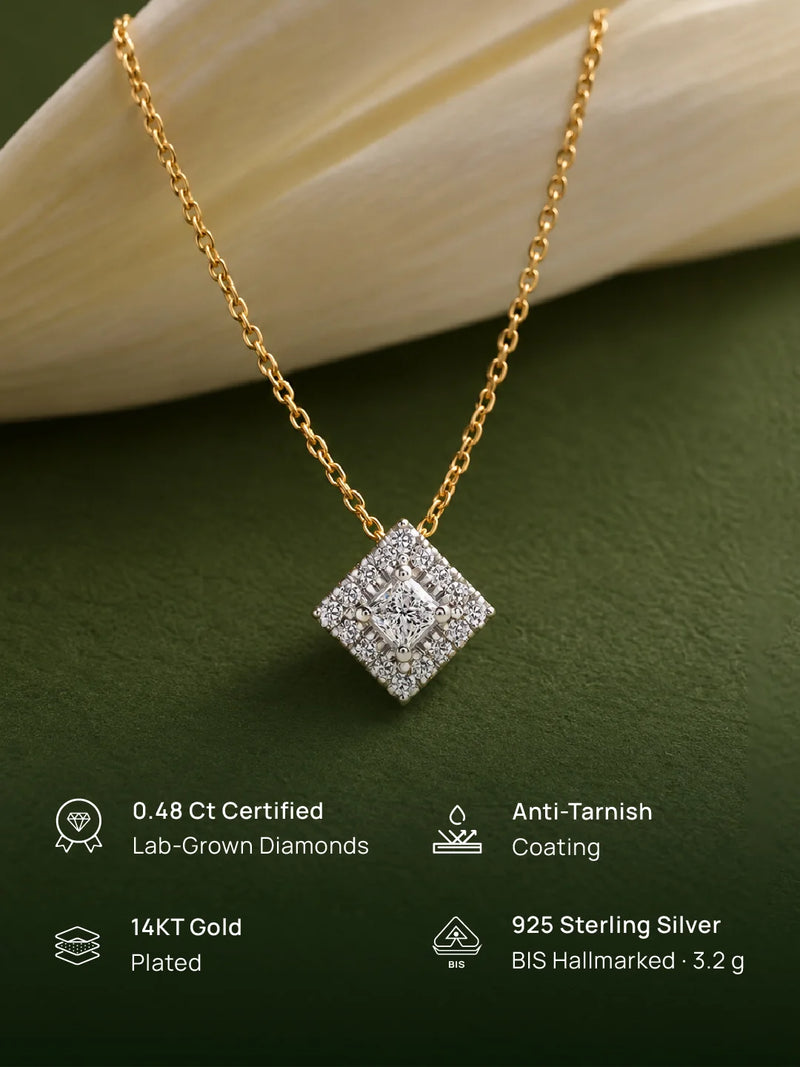 Classic Square Prism Necklet