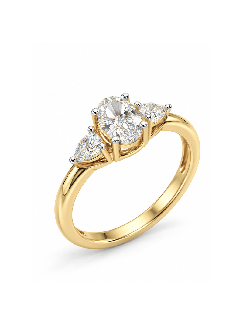 Classic Oval Cut Diamond Ring