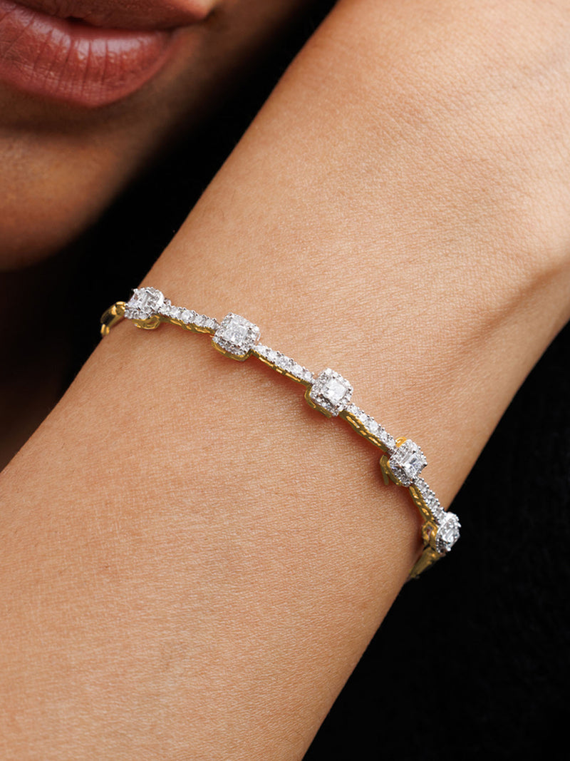 Keemti Jewels Cushion Link Bolo Bracelet Extra View