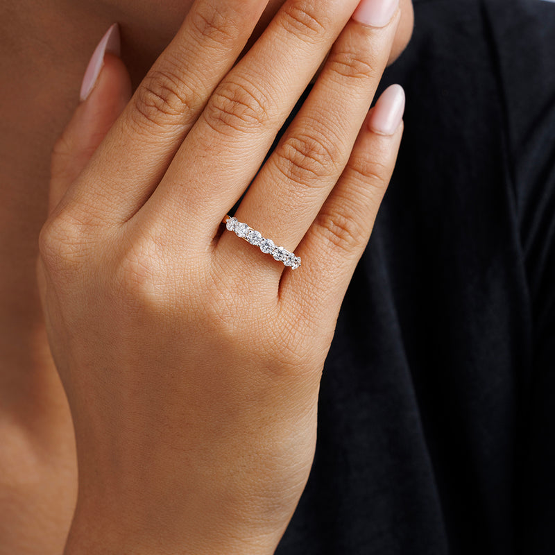 Crown Peak Solitaire Ring