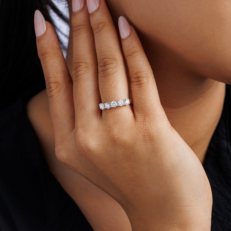 Crown Solitaire Ring