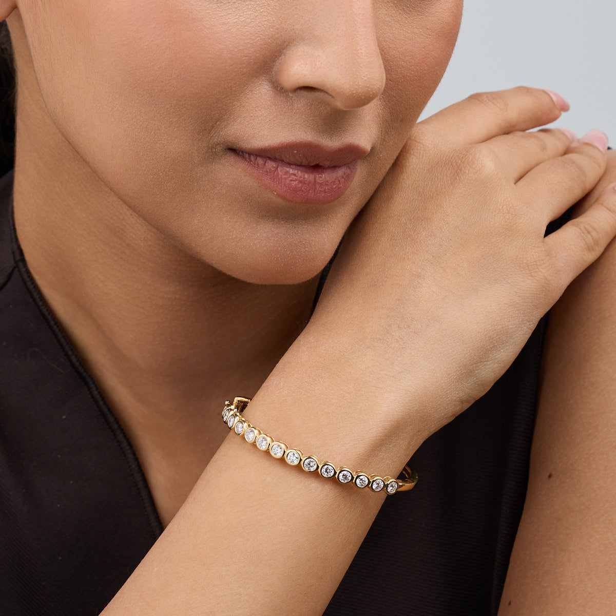 Shimmerline Oval Diamond  Bracelet