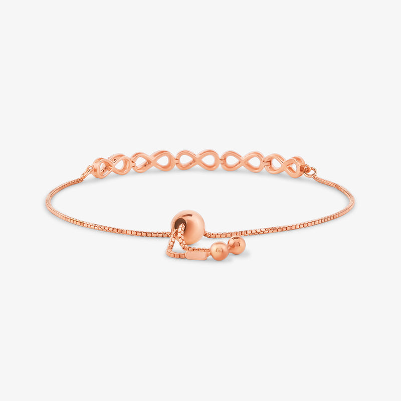 Twist Weave Diamond Adjustable Bracelet