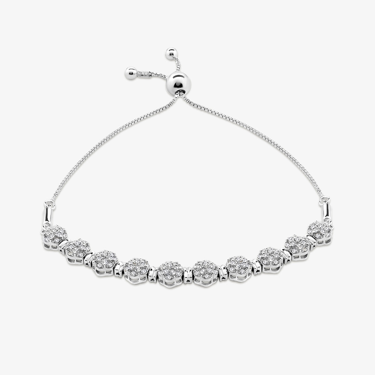 ROUND  <span>Cluster Link</span> BRACELET