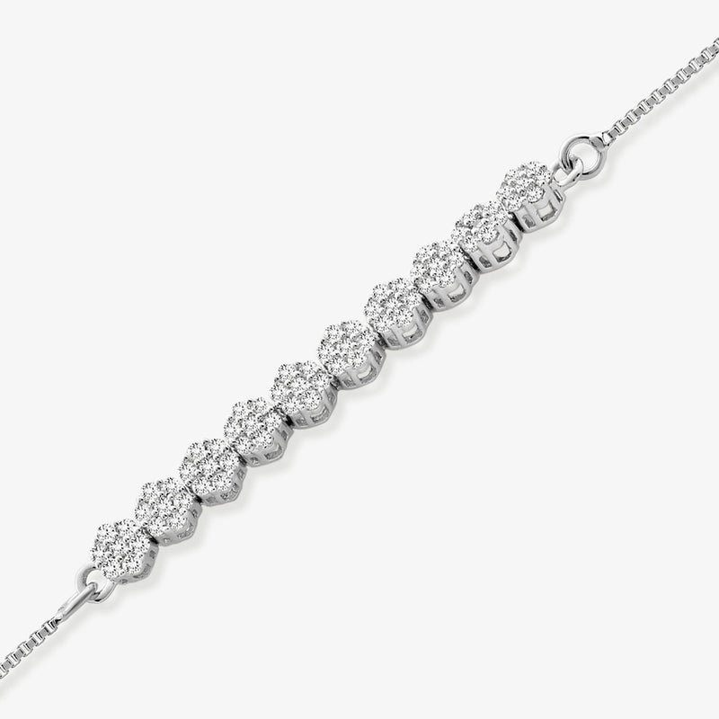 Adjustable Bloomrow Diamond Bracelet