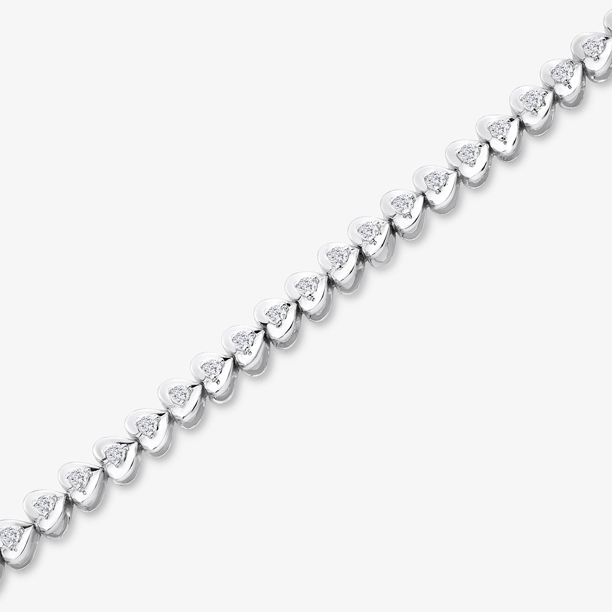 ETERNAL<span> Hearts Diamond Tennis </span>BRACELET