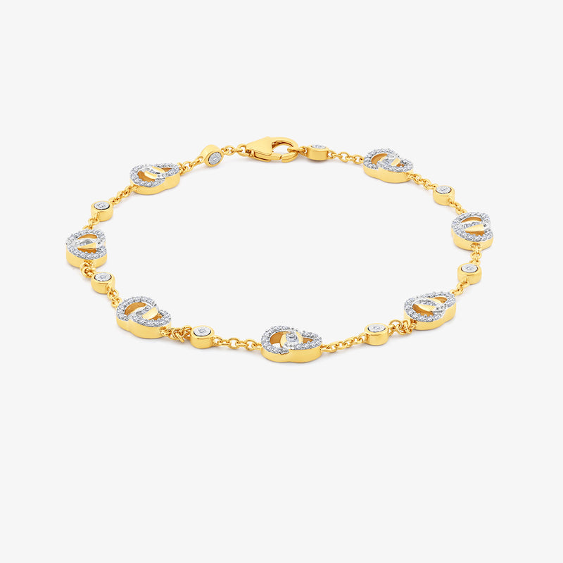 Circle Of Us Diamond Tennis Bracelet