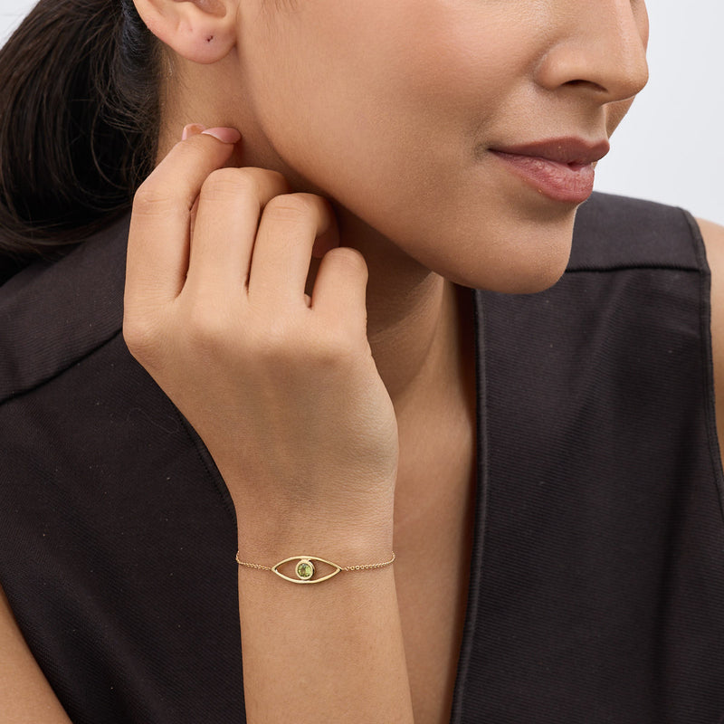Drishti Peridot Bracelet