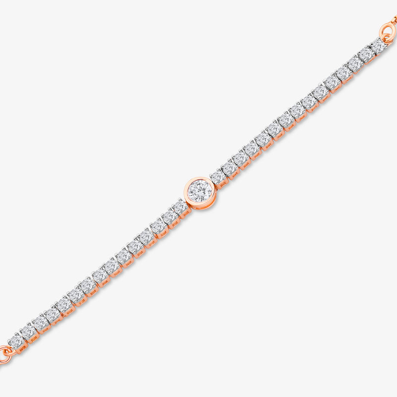 Adjustable Timeless Solitaire Bracelet