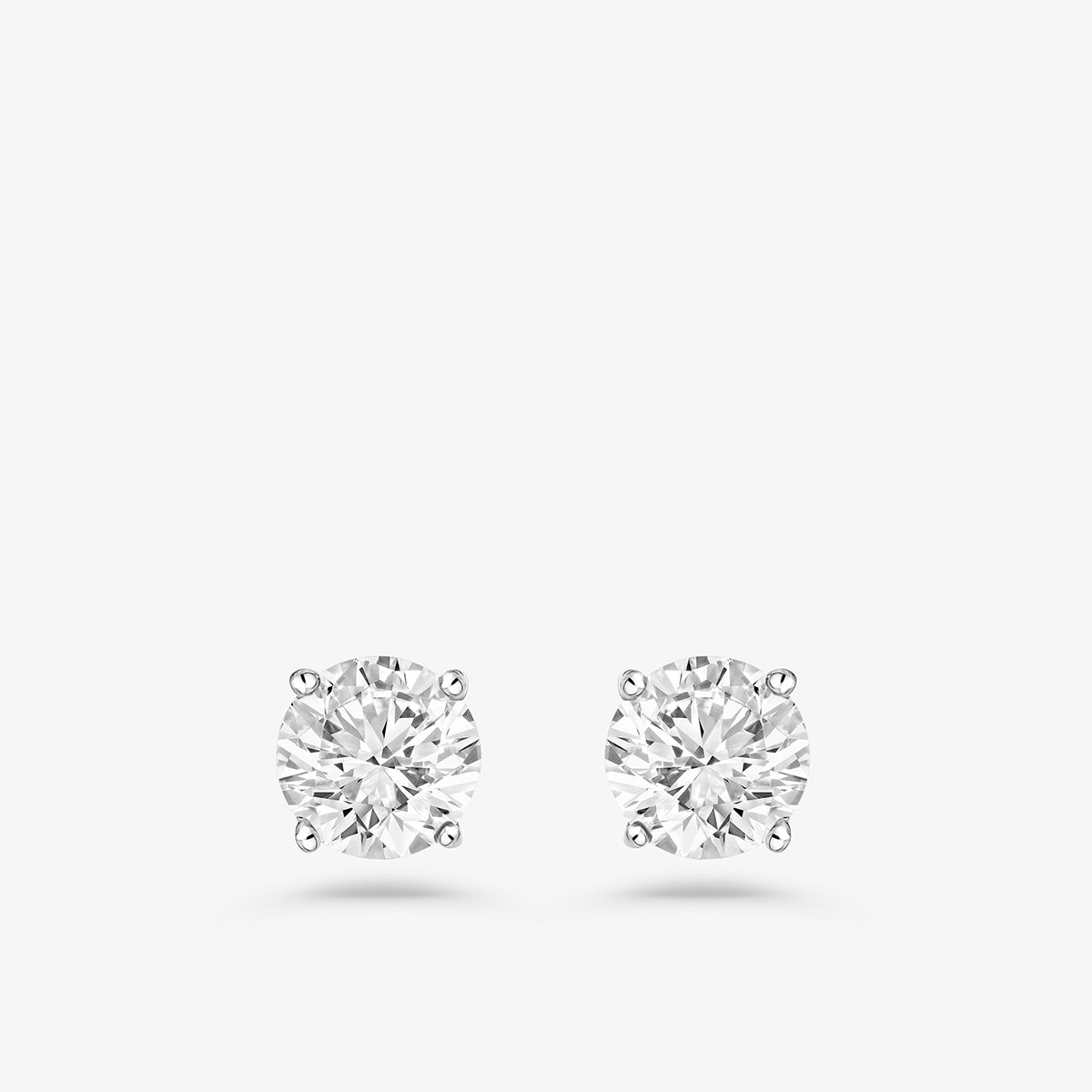 INFINITY <span>Solitaire Stud </span>EARRINGS