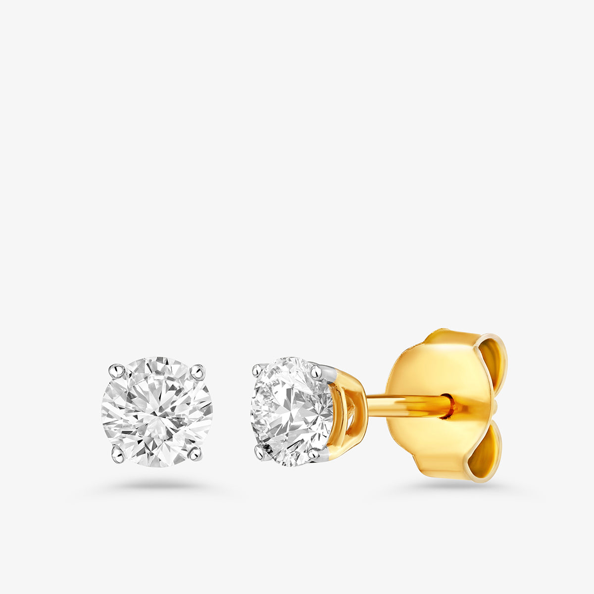INFINITY <span>Solitaire Stud </span>EARRINGS