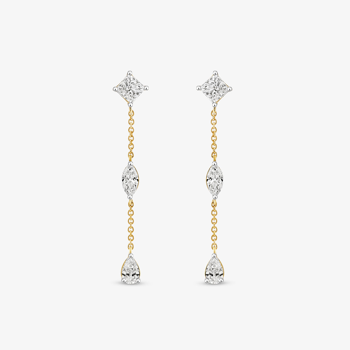 CASCADE<span> Prism Diamond Drop </span>EARRINGS