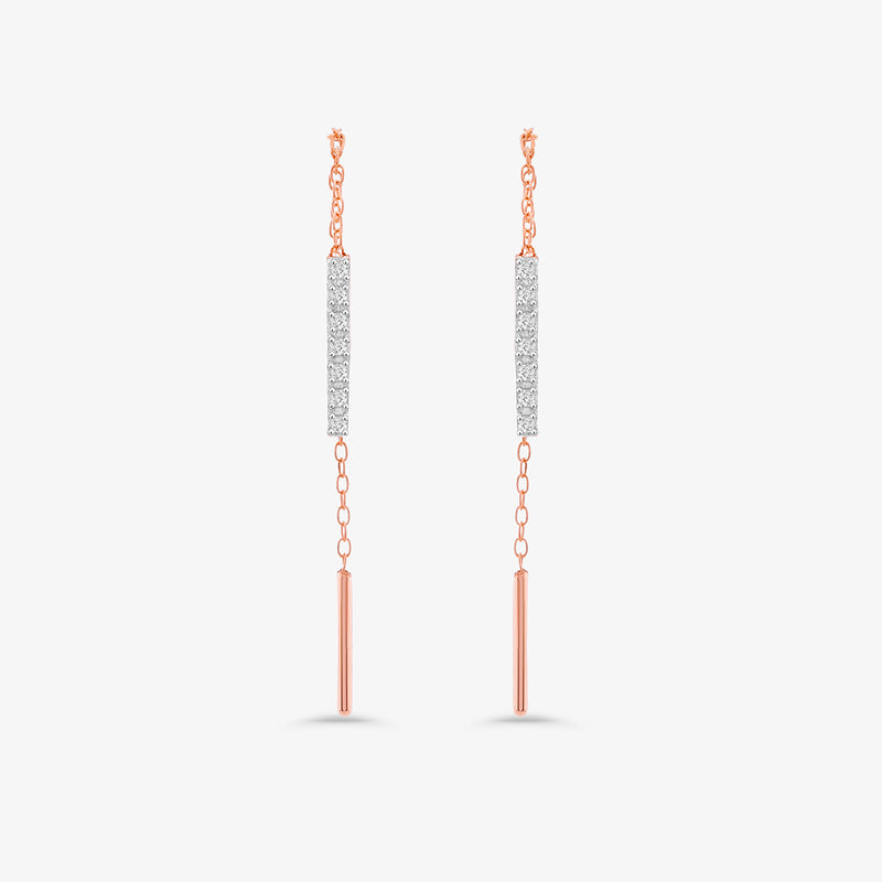 Grace Bar Diamond Sui Dhaga Earrings