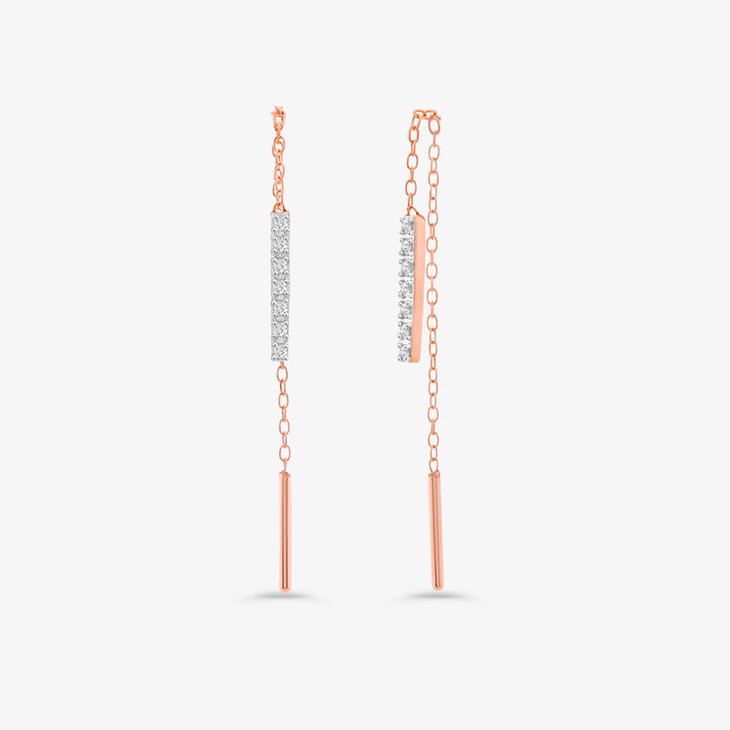 Grace Bar Diamond Sui Dhaga Earrings