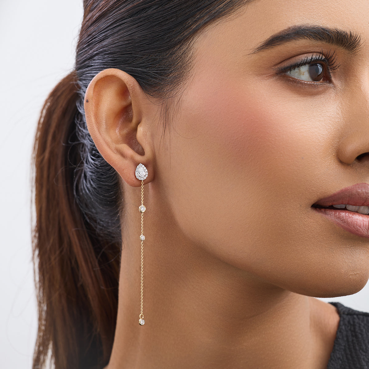 GLOW<span> Stream Diamond Sui Dhaga </span>EARRINGS