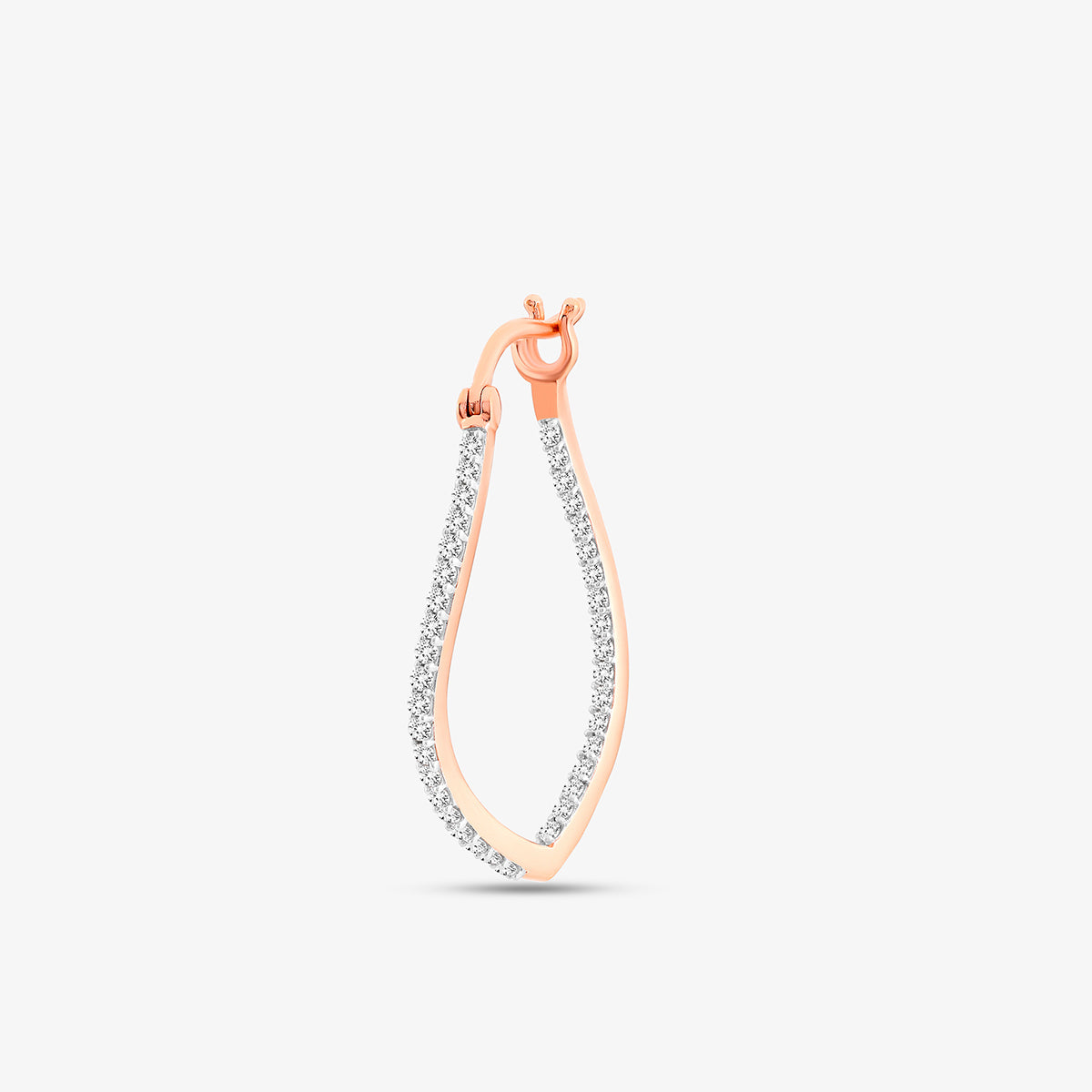 AURELIA <span>Station Diamond Hoop </span>EARRINGS