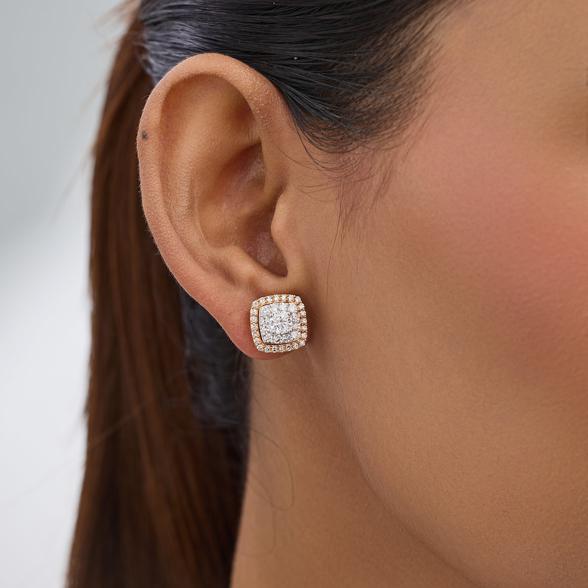 BLUSH <span>Halo Love Diamond Stud</span> EARRINGS