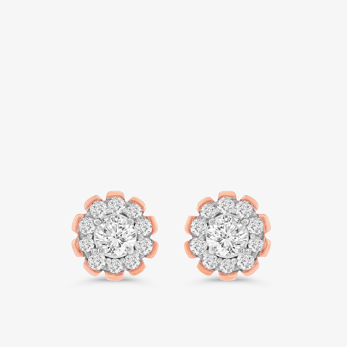 FROSTED<span> Bloom Diamond Stud </span>EARRINGS