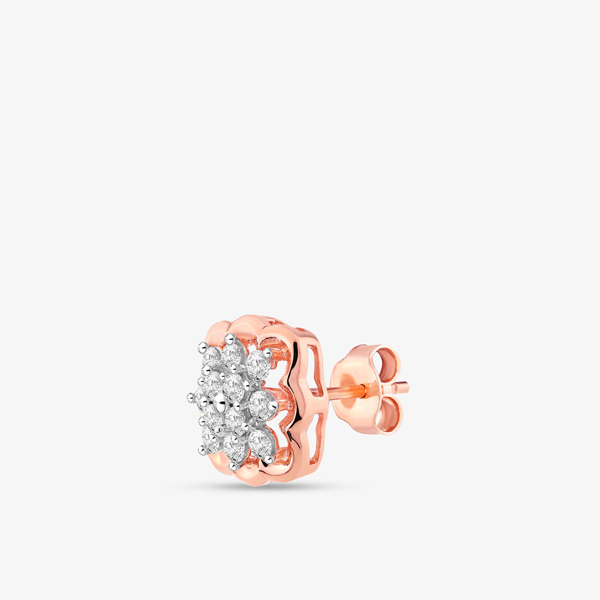 SOFT<span> Blossom Diamond Stud</span>EARRINGS