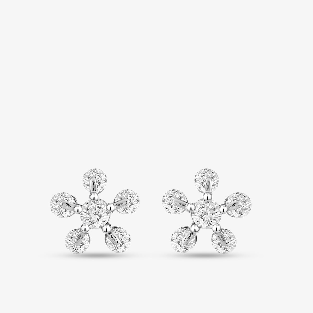 FLORET<span> Diamond Stud </span>EARRINGS