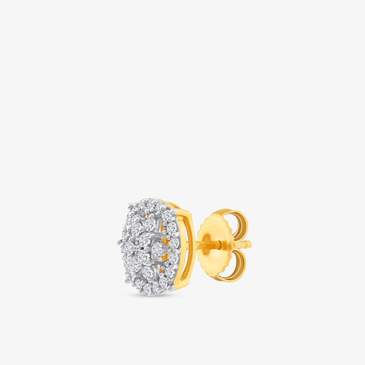 BLOOMING <span>Bush Halo Diamond Stud </span>EARRINGS