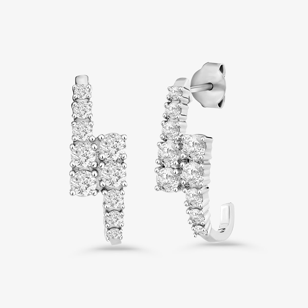 LUSTRE<span> Of Love Diamond Hoop </span>EARRINGS