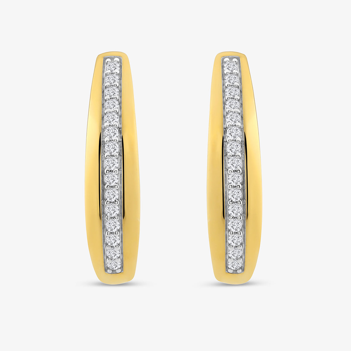 DAZZLE<span> Dime Diamond Hoop </span>EARRINGS